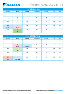 Daikin szerviz naptar 2025 02 12.pdf Daikin szerviz naptar 2025 02 12.pdf